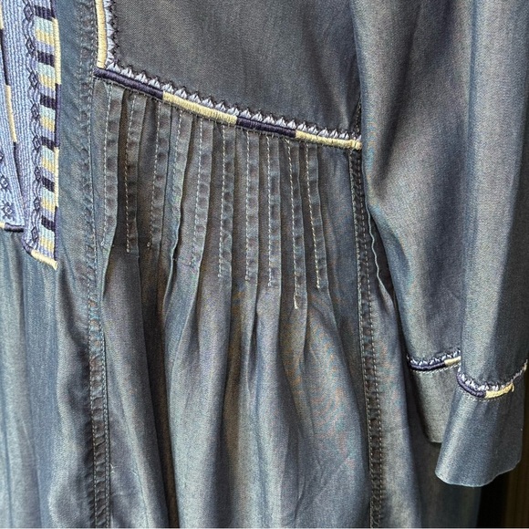 Marks & Spencer Collection Embroidered MIDI Dress 10 - Picture 7 of 15